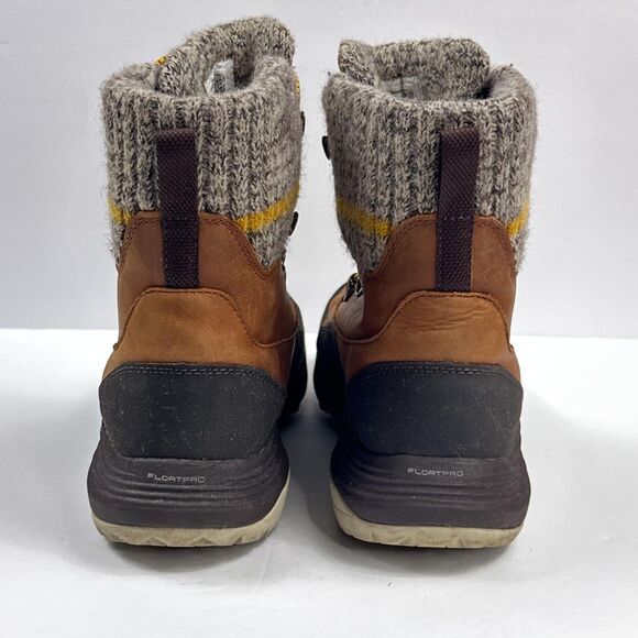 Merrell Winter Boots Siren 4 Thermo Mid Waterproof Womens 10 Brown Insulated - Picture 6 of 15